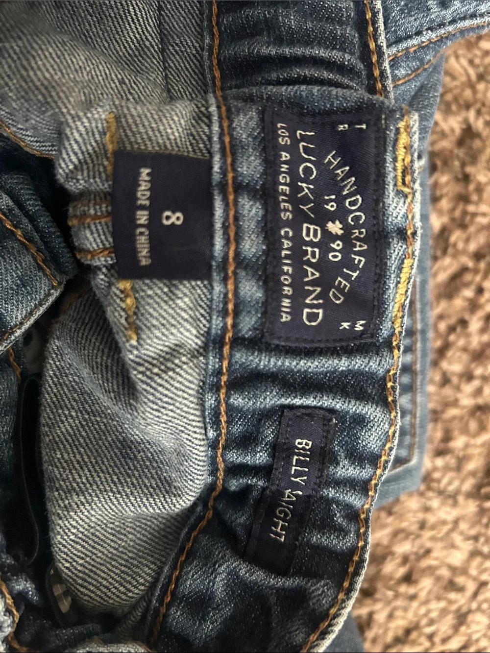 Lucky Brand Billy straight kids jeans